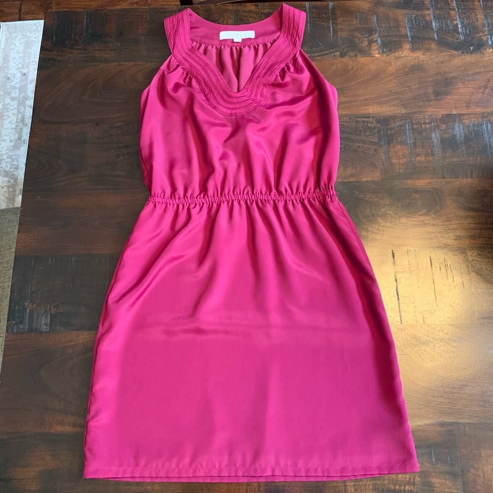 LOFT Purpleish Red Dress